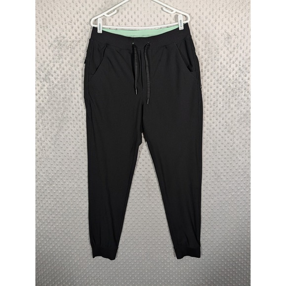 Birddogs Other - Birddogs Performance Lined Joggers Men's XL Black Mint Green Lined Pants EUC